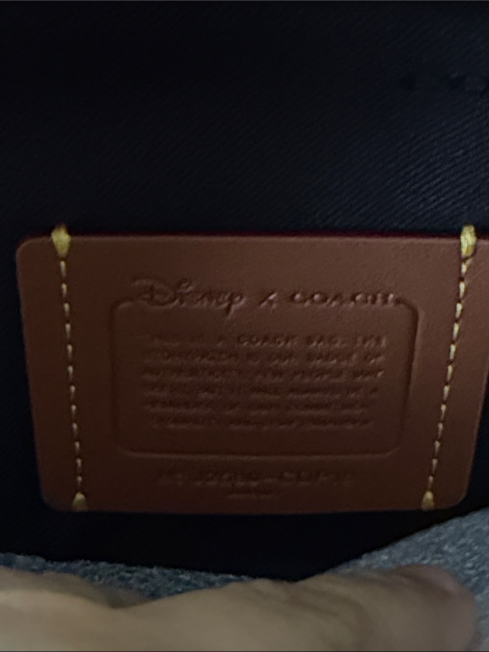 Disney X Coach Charter Slim Crossbody Bag With Sticker Print-NIBWT!!! - Picture 7 of 8